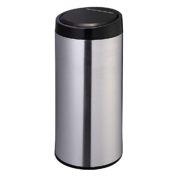 CUBO BASURA INOX/NEGRO HABITEX C...